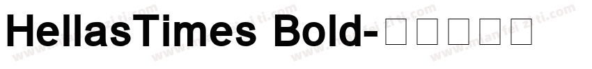 HellasTimes Bold字体转换